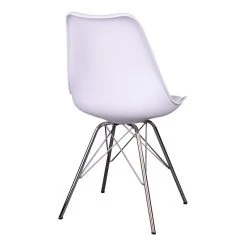 House Nordic Oslo Tuoli, Valkoinen, Kromi Jalat