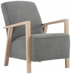 Veke Saarni Nojatuoli Harmaa Thomas 02, Käsinojat Valkoinen öljytty Tammi 6 Veke Saarni Nojatuoli Harmaa Thomas 02, Käsinojat Valkoinen öljytty Tammi -4Living Store 11005 02