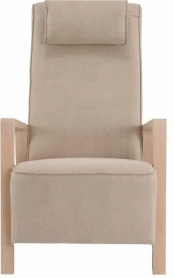 Veke Saarni Korkea Nojatuoli Beige Thomas 06, Käsinojat Valkoinen öljytty Tammi 7 Veke Saarni Korkea Nojatuoli Beige Thomas 06, Käsinojat Valkoinen öljytty Tammi -4Living Store 11005 06K 4