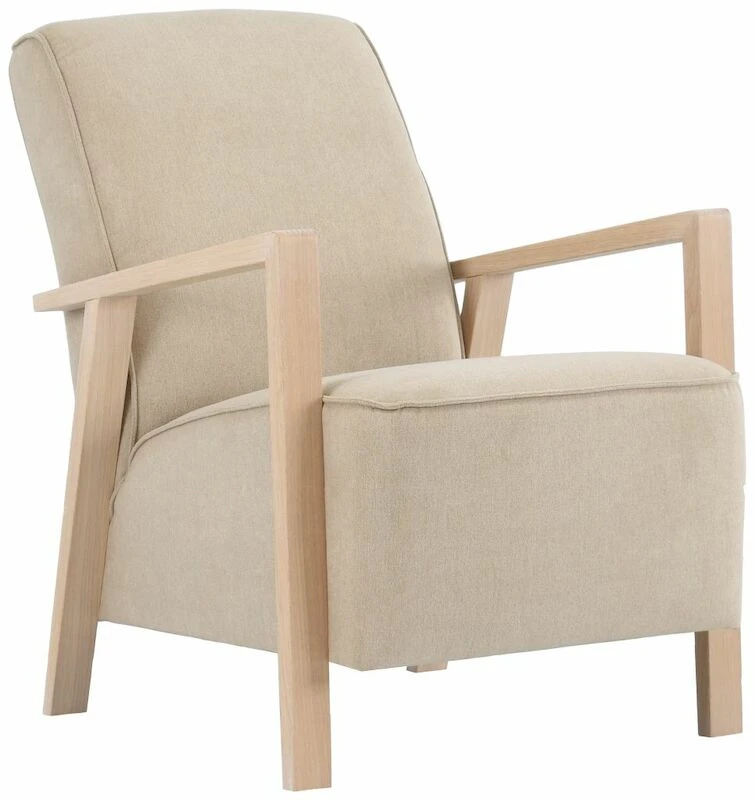 Veke Saarni Nojatuoli Harmaa Thomas 02, Käsinojat Valkoinen öljytty Tammi 2 Veke Saarni Nojatuoli Harmaa Thomas 02, Käsinojat Valkoinen öljytty Tammi - Image 2