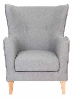 House Nordic Campo Nojatuoli Vaaleanharmaa Hugo 10, Vaaleat Jalat