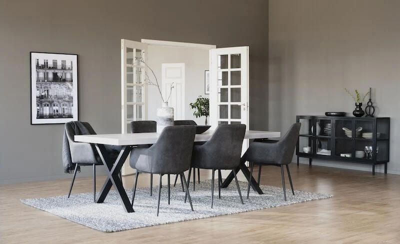 Rowico Reily Tuoli Tekstiilinahkaverhoilu Tummanharmaa 3 Rowico Reily Tuoli Tekstiilinahkaverhoilu Tummanharmaa - Image 3