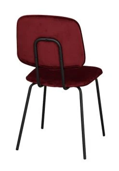 Rowico Baldwin Tuoli Punainen/musta -4Living Store 117707 d baldwin stol rod sammet svart r b