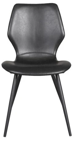 Rowico Highrock Tuoli Musta PU Nahka/musta Metalli Jalat -4Living Store 118611 a highrock stol svart