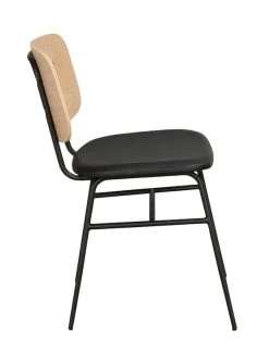 Rowico Brent Tuoli Valkolakattu/musta -4Living Store 118980 c brent stol vitpigm svart r b