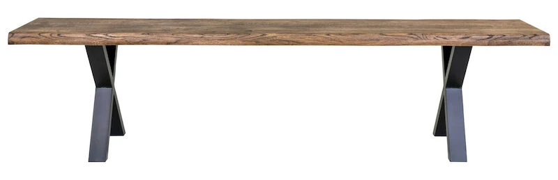 House Nordic Toulon Penkki Tummanruskea Tammi/musta 180x34 Cm 3 House Nordic Toulon Penkki Tummanruskea Tammi/musta 180x34 Cm - Image 3