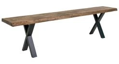 House Nordic Toulon Penkki Tummanruskea Tammi/musta 180x34 Cm