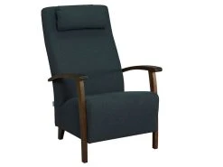 Veke Oliver Nojatuoli, Inari 91 Vaaleanharmaa, Ruskeat Puuosat