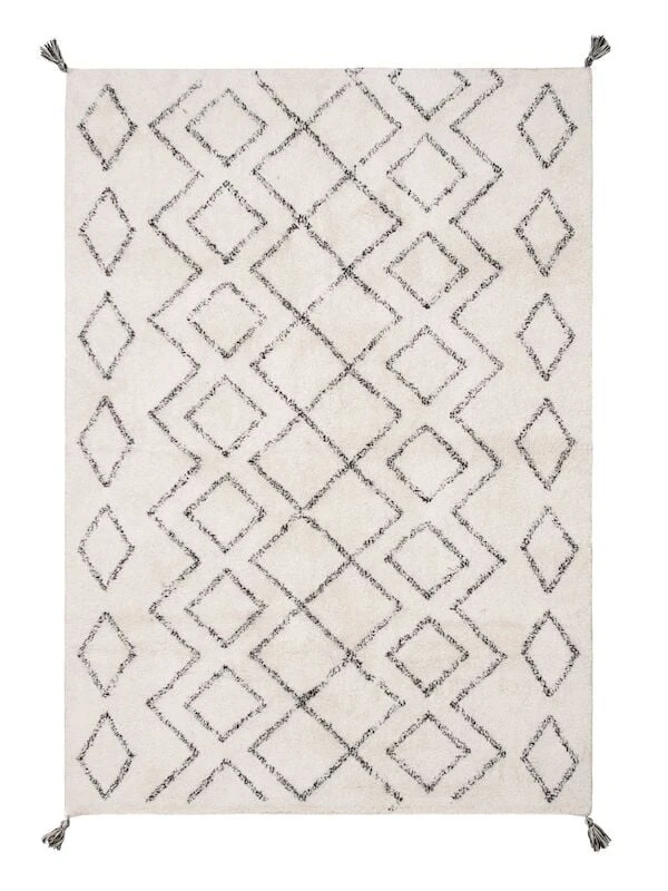 Fanni K Hanki Puuvillamatto 80x200 Cm Valkoinen/musta 3 Fanni K Hanki Puuvillamatto 80x200 Cm Valkoinen/musta - Image 3