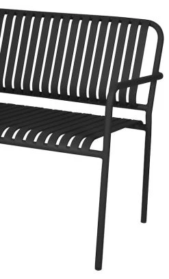 Envy Stella Puutarhapenkki 140x56 Cm Musta -4Living Store 49285 c 300