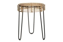 4Living Rottinki Jakkara Musta/luonnonväri