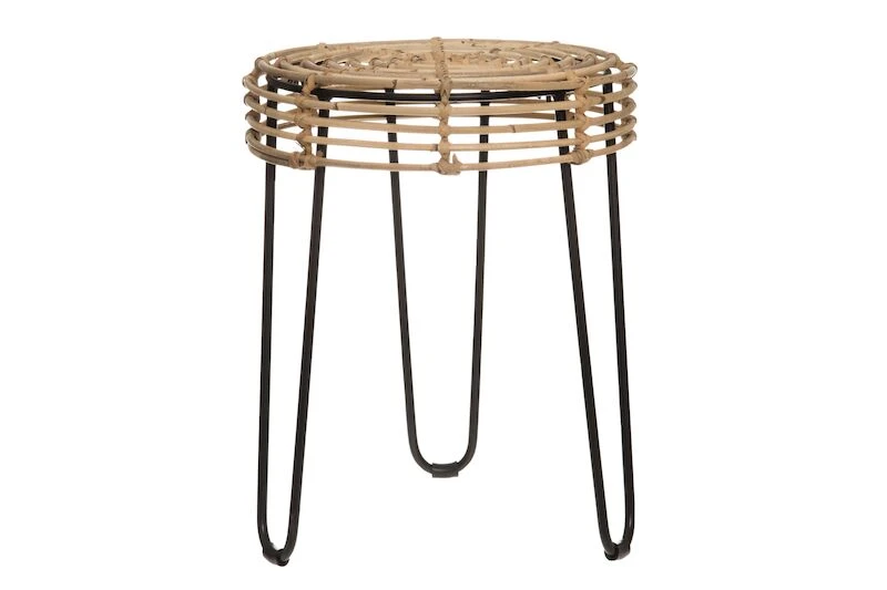 4Living Rottinki Jakkara Musta/luonnonväri 1 4Living Rottinki Jakkara Musta/luonnonväri