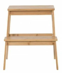 4Living Bambuporrasjakkara 38x39x47,5 Cm Luonnonväri