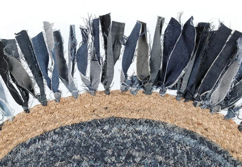 4living Jeans Matto 90 Cm Luonnonväri/farkunsininen 4 4living Jeans Matto 90 Cm Luonnonväri/farkunsininen - Image 4