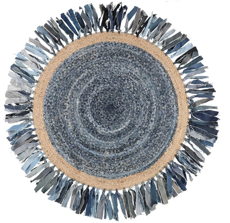 4living Jeans Matto 90 Cm Luonnonväri/farkunsininen 1 4living Jeans Matto 90 Cm Luonnonväri/farkunsininen