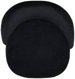 Veke Velvet Tuoli Samettinen Musta, Mustat Jalat 10 Veke Velvet Tuoli Samettinen Musta, Mustat Jalat -4Living Store 640821