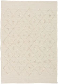 Veke Hiutale Puuvillamatto 80x150 Cm Luonnonväri -4Living Store 644409