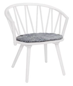 Hans K ZigZag Lounge Tuoli Valkoinen