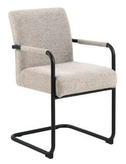 Ei Brändiä Adele Tuoli Beige Monza 60, Mustat Jalat 8 Ei Brändiä Adele Tuoli Beige Monza 60, Mustat Jalat -4Living Store Adele tuoli beige monza 60 mustat jalat