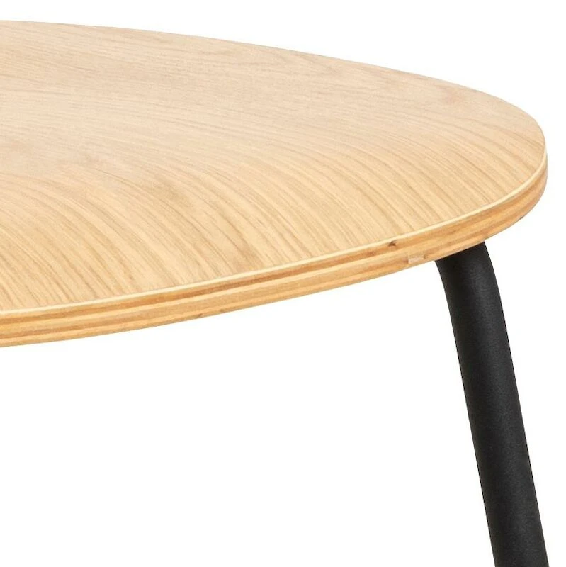 Ei Brändiä Amira Tuoli Tammi, Mustat Jalat 3 Ei Brändiä Amira Tuoli Tammi, Mustat Jalat - Image 3