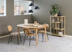 Ei Brändiä Amira Tuoli Tammi, Mustat Jalat 9 Ei Brändiä Amira Tuoli Tammi, Mustat Jalat -4Living Store Amira tuoli tammi musta miljoo 1