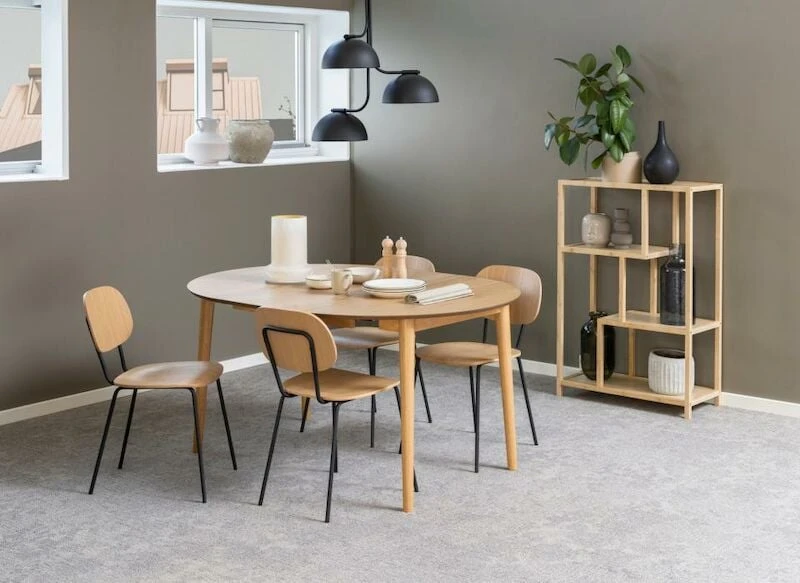 Ei Brändiä Amira Tuoli Tammi, Mustat Jalat 4 Ei Brändiä Amira Tuoli Tammi, Mustat Jalat - Image 4