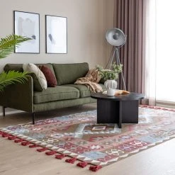 Veke Armi Puuvillamatto 140x200 Cm Beige/terra