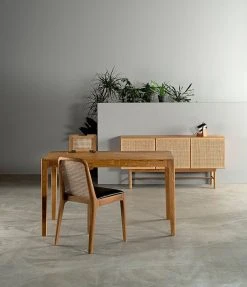 Hans K Racquet Tuoli öljytty Tammi/musta Bonded 7 Hans K Racquet Tuoli öljytty Tammi/musta Bonded -4Living Store Hans K Racquet tuoli 2