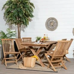 House Nordic Murcia-Toledo 6-hengen Tiikki Ruokailuryhmä