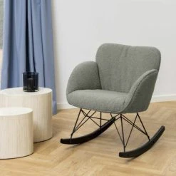 Ei Brändiä Kelsey Keinutuoli Harmaa Ruskea Orson 10 -4Living Store Kelsey keinutuoli harmaa ruskea Orson 10 miljoo