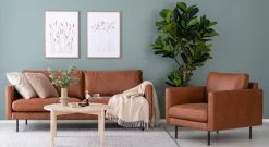 Veke Scandic Copenhagen Nojatuoli Konjakki Kentucky 9