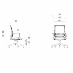 Tenstar Fox Työtuoli Harmaa -4Living Store LBKvHXUQ