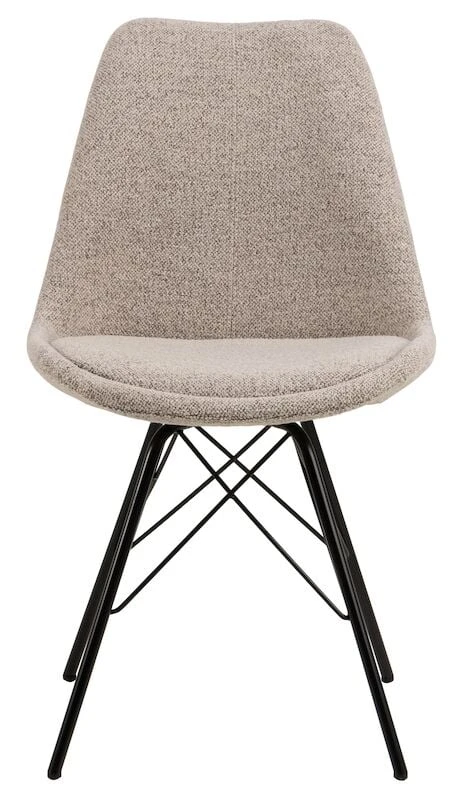 Veke Luosto Tuoli Beige Monza 60, Mustat Jalat 2 Veke Luosto Tuoli Beige Monza 60, Mustat Jalat - Image 2