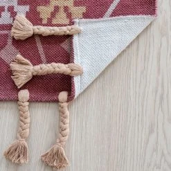 Veke Milja Puuvillamatto 140x200 Cm Puna/turkoosi -4Living Store Milja puuvillamatto miljoossa web 9