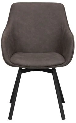 Rowico Alison Tuoli Tummanharmaa/musta