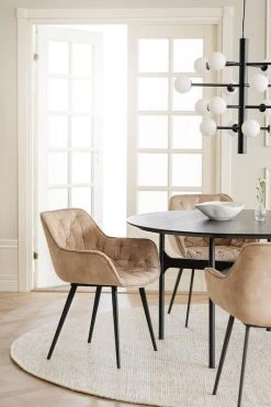 Rowico Gilroy Tuoli Samettiverhoilu Beige/musta 10 Rowico Gilroy Tuoli Samettiverhoilu Beige/musta -4Living Store Rowico Gilroy tuoli samettiverhoiltu beige musta 8