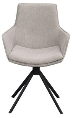 Rowico Lowell Pyörivä Nojatuoli Kangasverhoiltu Harmaa/ Musta -4Living Store Rowico Lowell nojatuoli kangasverhoiltu harmaa musta pyoriva jalka 1