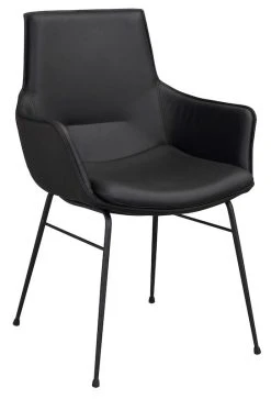 Rowico Lowell Nojatuoli Nahkaverhoiltu Musta -4Living Store Rowico Lowell nojatuoli nahkaverhoiltu musta