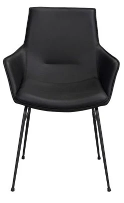 Rowico Lowell Nojatuoli Nahkaverhoiltu Musta -4Living Store Rowico Lowell nojatuoli nahkaverhoiltu musta 1