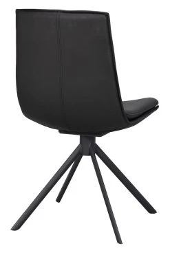 Rowico Lowell Pyörivä Tuoli Nahkaverhoiltu Musta -4Living Store Rowico Lowell pyoriva tuoli nahkaverhoiltu musta 3