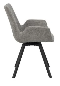Rowico Norwell Tuoli Harmaa/musta -4Living Store Rowico Norwell nojatuoli harmaa musta 2