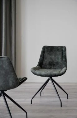 Rowico Rossport Tuoli Samettiverhoilu Vihreä -4Living Store Rowico Rossport tuoli samettiverhoilu vihrea 5