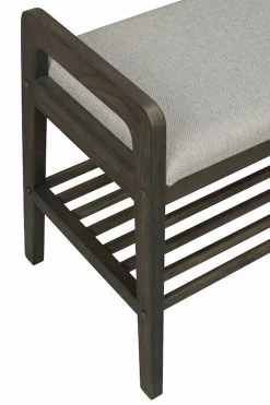 Rowico Inverness Eteispenkki Kenkätelineellä Ruskea/beige