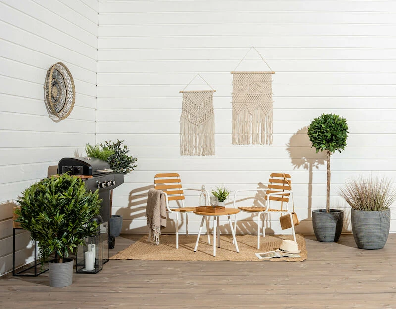 Tucson Parvekesetti Valkoinen Teräs/puunvärinen Aintwood 2 Tucson Parvekesetti Valkoinen Teräs/puunvärinen Aintwood - Image 2