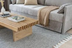 Veke Tyrsky Matto 70x140 Cm Musta/valkoinen -4Living Store Tyrsky puuvillamatto miljoossa web pete 4