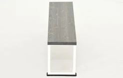 Veke Honka Penkki 155x35 Cm Metallijalalla Harmaa/valkoinen -4Living Store Veke Honka penkki 155x35 cm metallijalalla harmaa valkoinen 4 2