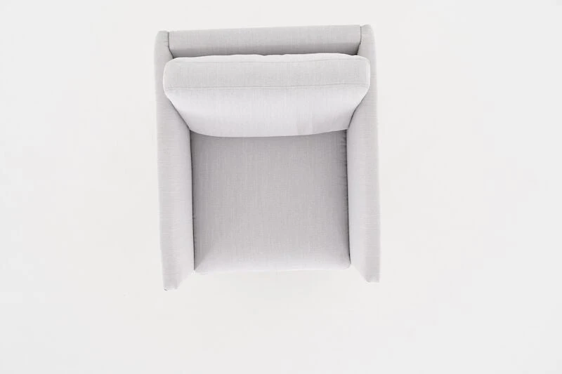 Veke Kajo Nojatuoli Vaaleanharmaa Ronda 80, Mustat Jalat 5 Veke Kajo Nojatuoli Vaaleanharmaa Ronda 80, Mustat Jalat - Image 5