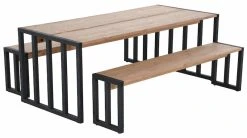 Veke Kioto 6-hengen Ruokailuryhmä Musta