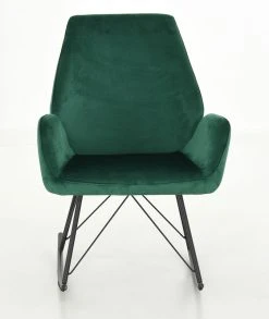 Veke Laine Keinutuoli Tummanvihreä Sametti 11 Veke Laine Keinutuoli Tummanvihreä Sametti -4Living Store Veke Laine keinutuoli tummanvihrea sametti 0 1