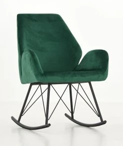 Veke Laine Keinutuoli Tummanvihreä Sametti 9 Veke Laine Keinutuoli Tummanvihreä Sametti -4Living Store Veke Laine keinutuoli tummanvihrea sametti 1 0